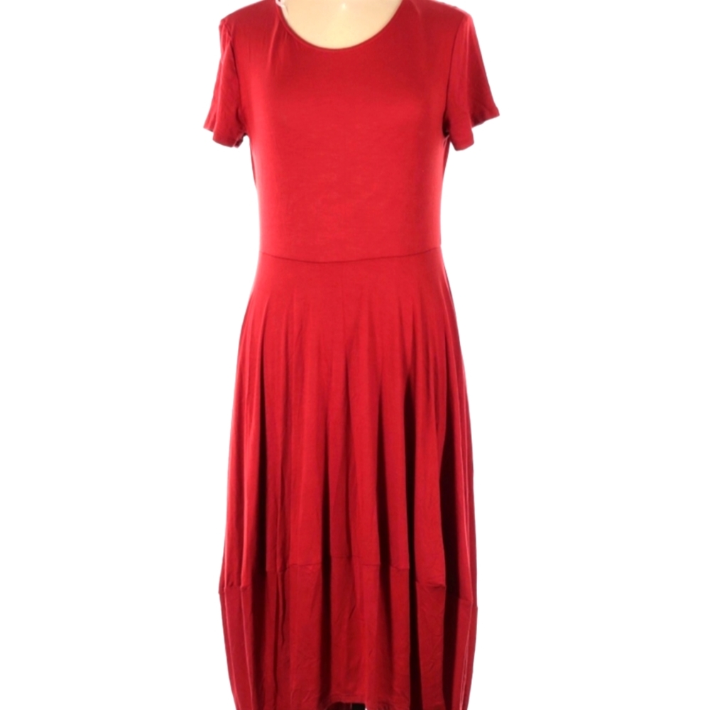 Love In Midi Dress. Burnt Orange.